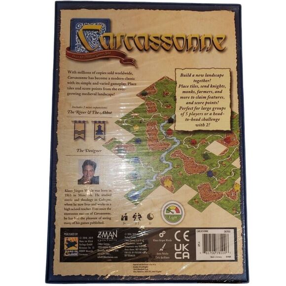 Carcassonne Game Place Tiles and score points from the ever-growing Medieval Lan - Picture 5 of 5